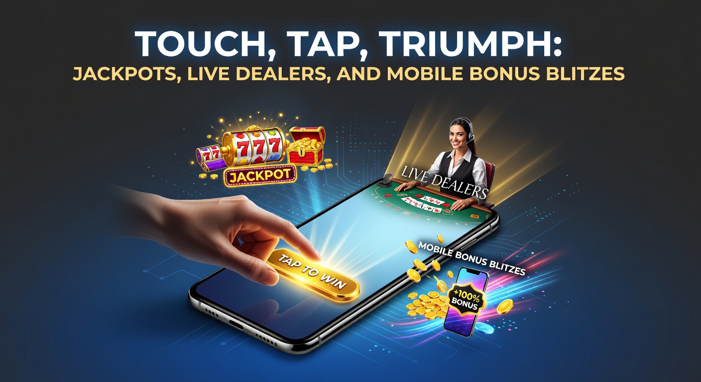 Smartphone mit laufendem Live-Dealer-Spiel und blinkendem Jackpot-Zähler auf hellem Display