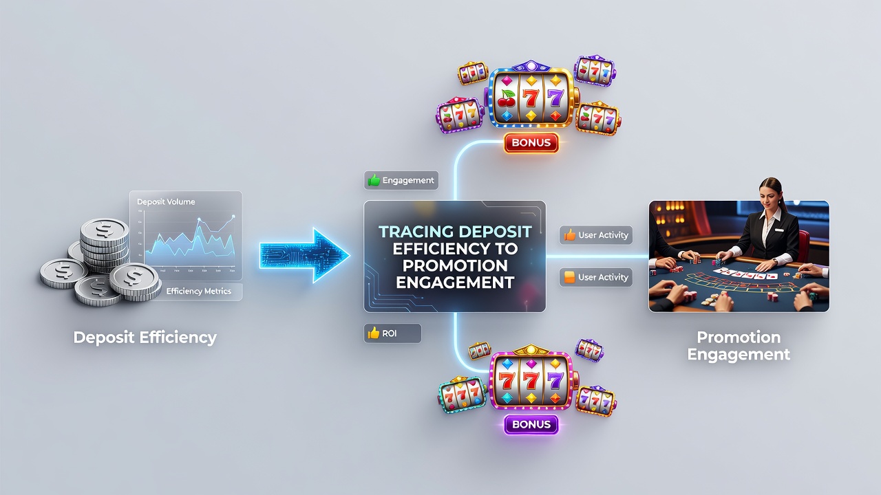 Datenvisualisierung zu Promotion-Engagement nach Einzahlungen in mobilen Spielumgebungen